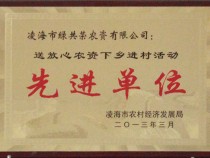 送放心農(nóng)資下鄉(xiāng)進(jìn)村活動先進(jìn)單位